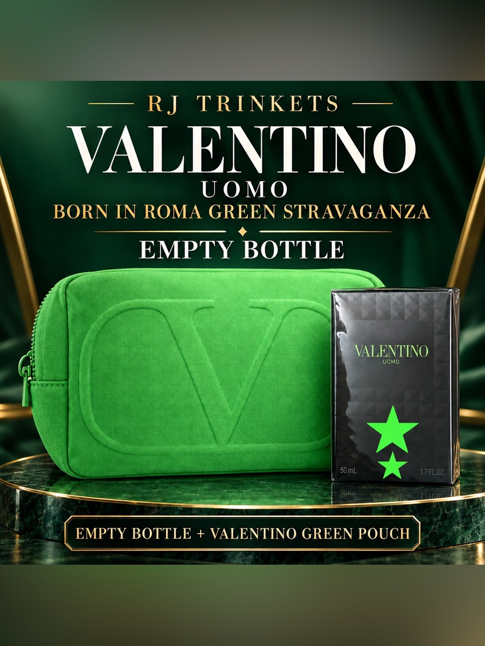 Valentino Bundle (pouch & empty bottle)